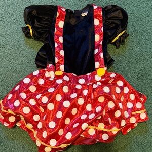 Disney Red and Black Polka Dot Kids Costume